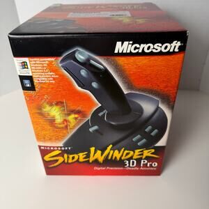 NEW Sealed Microsoft SideWinder 3D Pro Joystick Windows 95 DOS Vintage PC Gaming